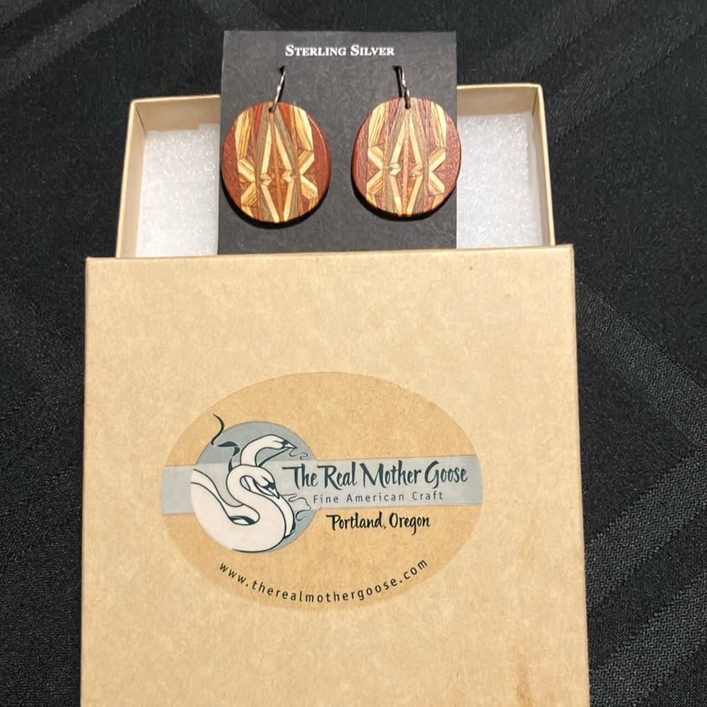 Handmade Hardwood Earrings